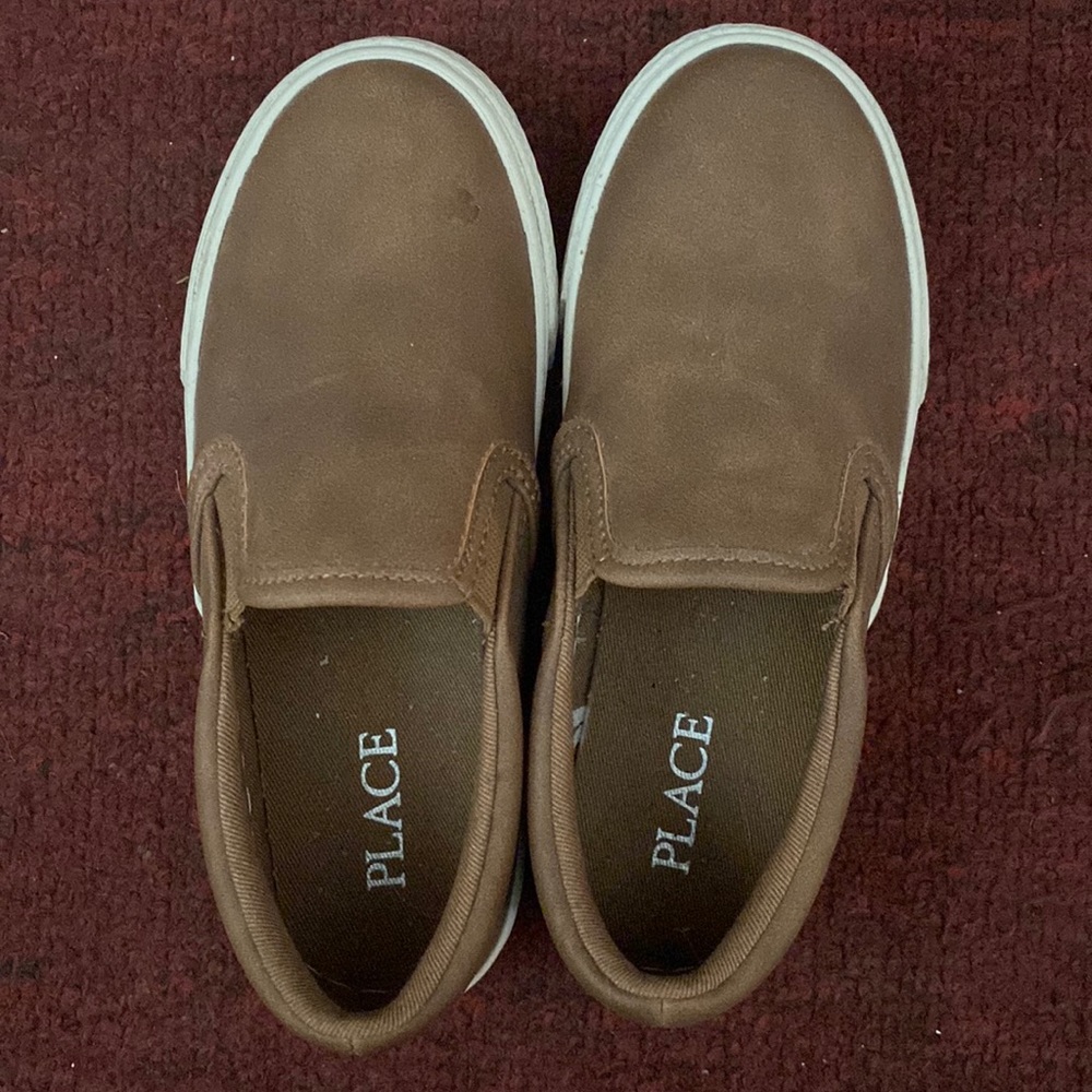 Children’s place suede slip on shoes